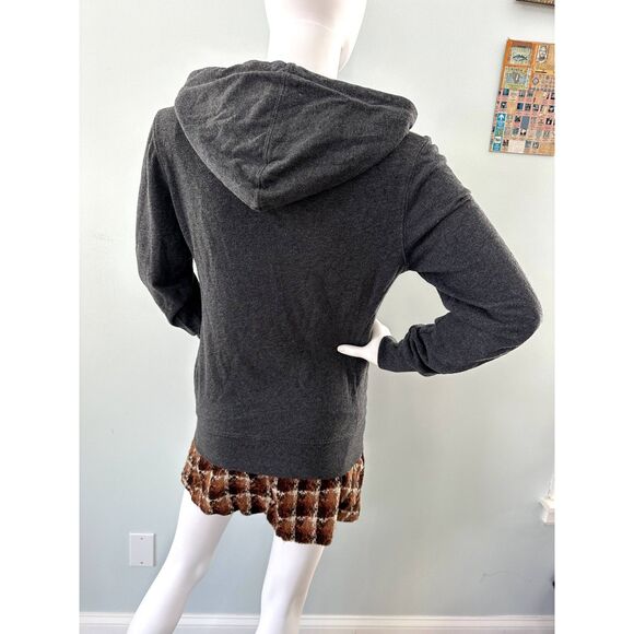 Reflex LOVE Grey Long Sleeve Hoodie Jacket Women's size Medium - Picture 2 of 6